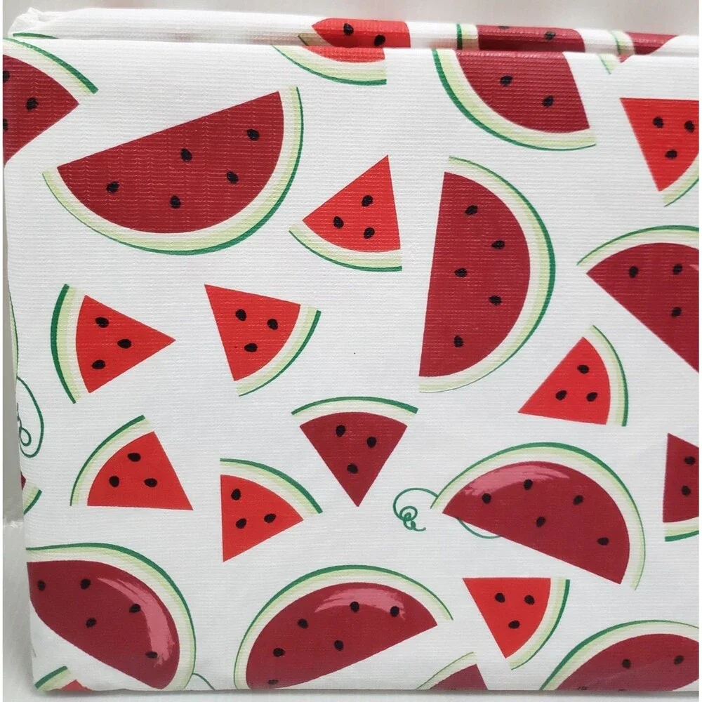 Printed Kitchen Vinyl Tablecloth, 52